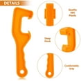 thumbnail image 3 of 4 Pieces Plastic Bucket Lid Opener 5 Gallon Paint Can Opener Bucket Opener Wrench Tool Lid Remover for Home Industrial Use, 3 of 5