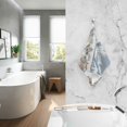 thumbnail image 2 of Yayeee 2 Pack Hand Towels for Bathroom 100% Cotton 16" x 28" Soft Absorbent Kitchen Towel, Blue Snowy Mountain, 2 of 7