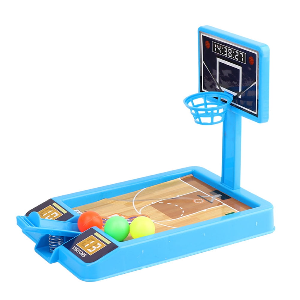 RUSR Finger Catapult Basketball Court Play Board Game Mini Table