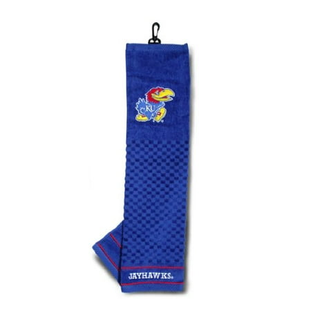 Team Golf NCAA Kansas Embroidered Golf Towel