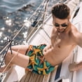 thumbnail image 2 of luoweisi Men's Beach Shorts Quick Dry Swim Trunks with Mesh Lining Starfish L, 2 of 5