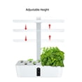 thumbnail image 4 of 9-Pod Smart Indoor Hydroponic Garden with Auto Timer, Height Adjustable Kit, 4 of 6