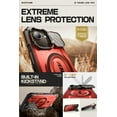 thumbnail image 2 of SUPCASE for iPhone 16e/15/14/13 6.1" Case with Camera Cover Stand (UBMag XT), [Compatible with MagSafe] [Built-in Kickstand] [Military-Grade Protection] Heavy Duty Magnetic Case for iPhone 16e, Red, 2 of 10