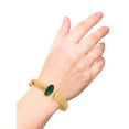 thumbnail image 4 of Jessica Simpson Women's Cuff Bracelet with Green Stone, 4 of 4