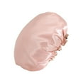 thumbnail image 1 of Shower Caps for Women,Elastic and Reusable Bath Caps, Double Waterproof Layers Shower Cap, Bathing Shower Caps, Environmental Protection Hair Bath Hat, 1 of 12