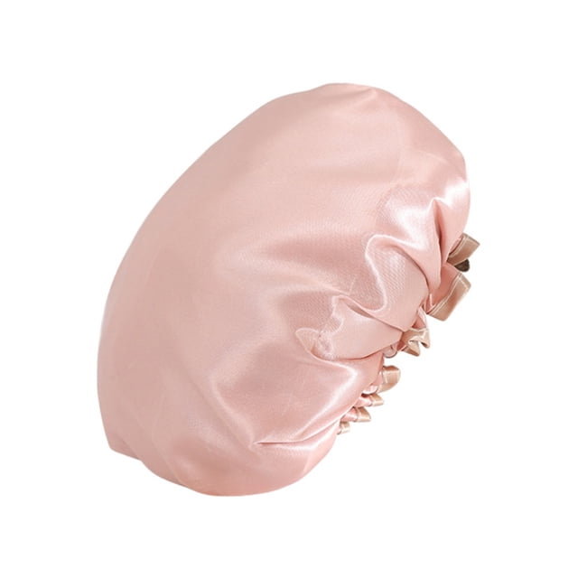 Bonnets de Douche pour Femmes, Bonnets de Bain Élastiques et Réutilisables, Bonnet de Douche à Double Couche Imperméable, Bonnets de Douche pour le Bain, Chapeau de Bain pour Cheveux Écologique