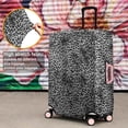 thumbnail image 4 of Black and Tan Leopard Print Luggage Cover Fashion Suitcase Cover Baggage Covers Fit 25-28 Inch Luggage (Go Travel), 4 of 5