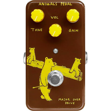 Animals Pedal Major Overdrive Effects Pedal (Best Overdrive Pedal For Humbuckers)