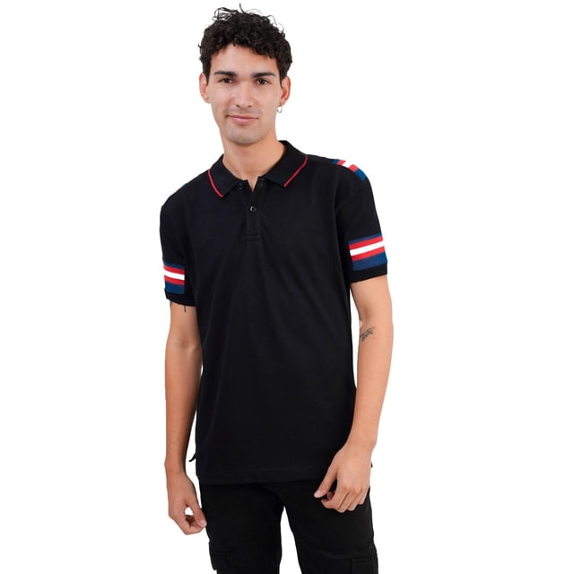 Camisa Alpine Agency Polo Hombre Negro Casual negro L