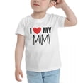 thumbnail image 3 of I Love My MiMi Short Sleeve Cute Toddler T Shirts for Boys Girls (White, Youth XL), 3 of 5