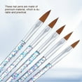 thumbnail image 4 of maskred 1 Set Acrylic Nail Brush Professional Convenient Accessories Multipurpose Nails Pens for Home Salon Beginners Using, 4 of 6