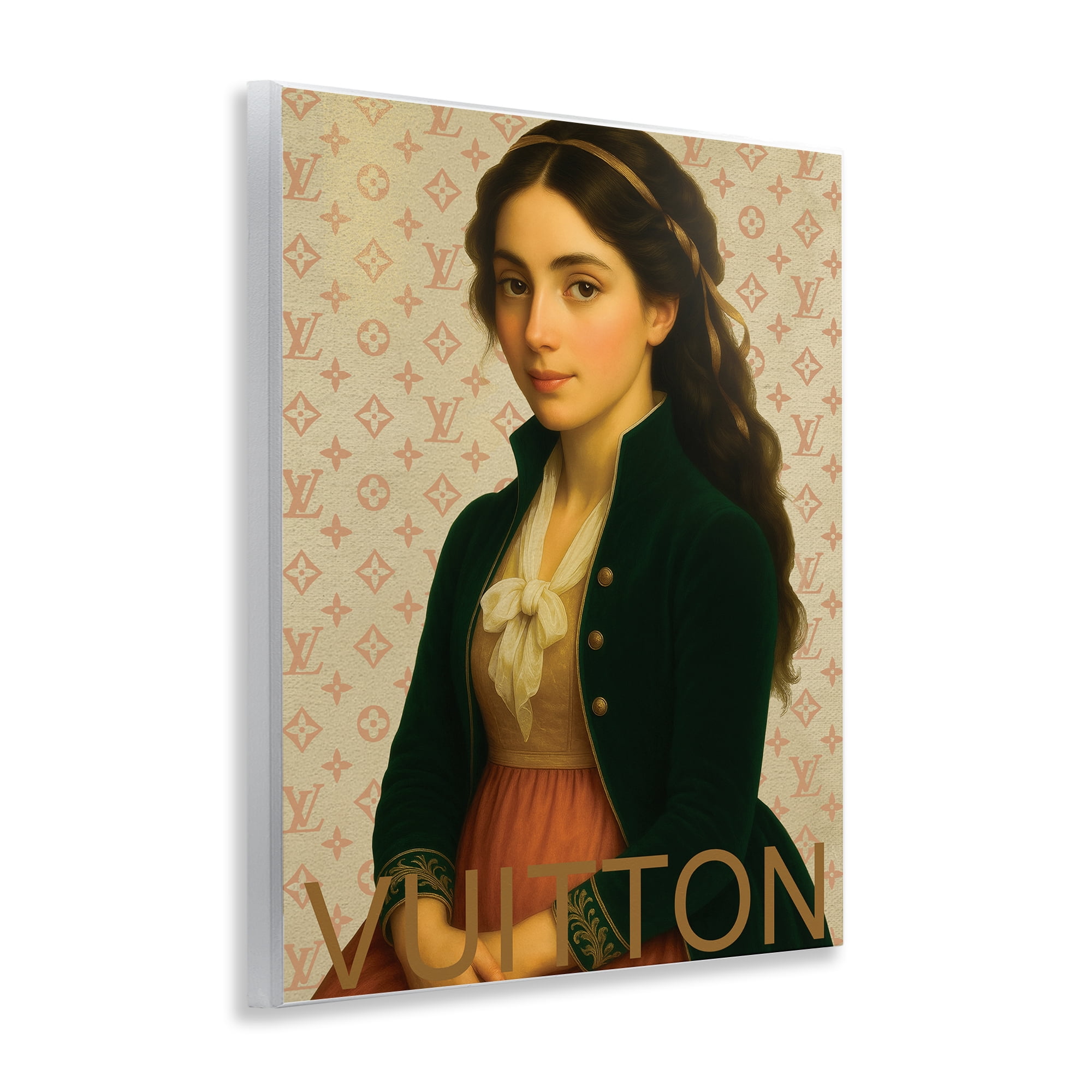Stupell Industries Glam Gentlewoman in Spring Wall Plaque Art, design by Grotto Studios