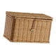 thumbnail image 5 of Canasta de almacenamiento con tapa rectangular Práctico decorativo Organizador casero Bin de almacenamiento para el dormitorio de la oficina Desk Baño 24CMX14CMX14CM, 5 of 8