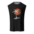 thumbnail image 4 of HCNTES Men's Gym Tank Tops Workout Muscle Tee Undershirt Sleeveless Fitness Bodybuilding T Shirts(Black,XXL), 4 of 4
