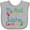 AC-Heather Grey, variant on Inktastic My Aunt in Idaho Loves Me Boys or Girls Baby Bib