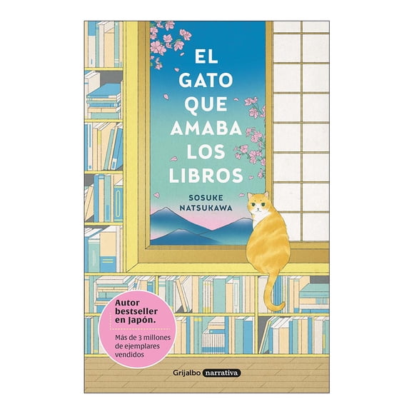 El Gato Que Amaba los Libros Grijalbo Libro de bolsillo 1ra edicción