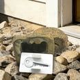 thumbnail image 6 of Hidden Key Holder, Faux Stone Rock Key Hider for Outdoor Garden Yard Concealed Storage Box, Realistic Artificial Rock Safe Container, 6 of 6
