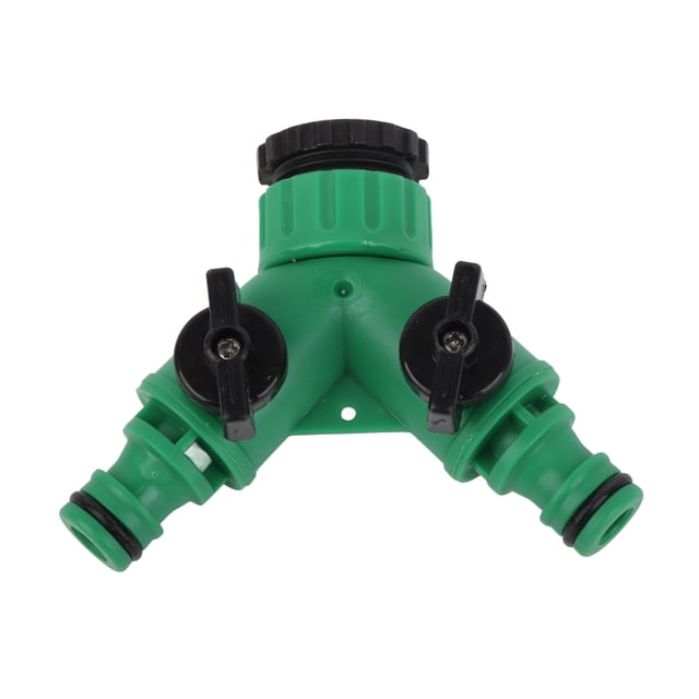 Divisor de agua de 3 vías, 1 entrada, 2 salidas, adaptador divisor de grifo para lavadora, jardinería, 3 boquillas