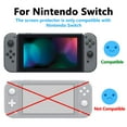 thumbnail image 6 of eXtremeRate 2 Pack Black Border Transparent HD Clear Saver Screen Protector for Nintendo Switch, 6 of 10