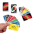 thumbnail image 3 of Mattel UNO-Juego de mesa de entretenimiento familiar, divertido juego de cartas, juguetes para niños, caja de regalo, 3 of 4