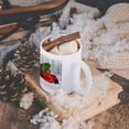 thumbnail image 5 of 3dRose, Vintage Classic Old Red Truck with Christmas Tree in Woodland Snow, 15oz Mug, 5 of 7