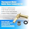 thumbnail image 3 of BINB ROAD LR049990 Thermostat Water Outlet Hose Connector Kit Compatible with Range Rover Sport 2017 Discovery 4, 3 of 9