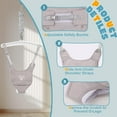 thumbnail image 2 of Baby Jumper with Stand, Baby Jumpers and Bouncers for Boys Girls, Easy to Assemble Exerciser, Grey, 2 of 6