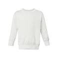 thumbnail image 1 of Rabbit Skins Toddler Fleece Crewneck Sweatshirt, 56, White, 1 of 5