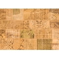 thumbnail image 1 of Ahgly Company Indoor Rectangle Patchwork Orange Transitional Area Rugs, 3' x 5', 1 of 1