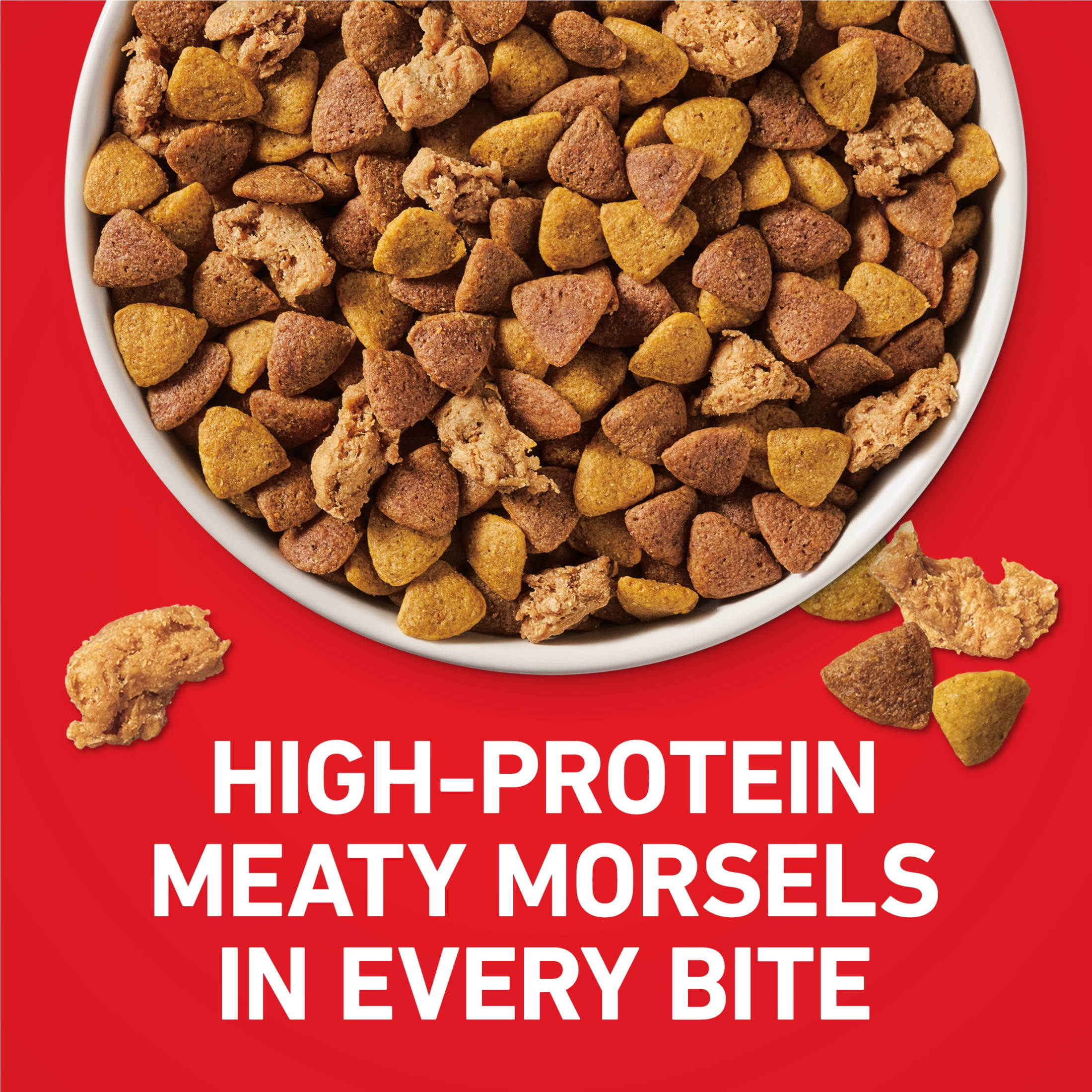 (4 pack) Purina One Dry Dog Food for Adult Dogs High Protein, Real Chicken & Rice, 8 lb Bag
