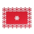 thumbnail image 2 of 4pcs Snow Coasters Christmas Tableware Christmas Table Mats Drink Coaster, 2 of 9