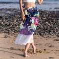 thumbnail image 6 of Unicorn Stylish Chiffon Beach Skirts and Summer Dresses for Women scalloped Off Shoulder Maxi Dress Dress Beach Dresses for Women, 6 of 6