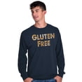 thumbnail image 3 of Gluten Free Bread Carbs Healthy Long Sleeve TShirt Men Women Brisco Brands S, 3 of 6