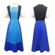 thumbnail image 2 of Disfraz de princesa de zafiro de Cartoon Universe para mujer, vestido largo azul para fiesta de carnaval y Halloween, 2 of 4