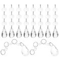 thumbnail image 1 of Clear Octagonal Bead Chandelier Pendant Decorations 30Pcs, 1 of 5