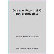 Consumer Reports 1993 Buying Guide Issue [Paperback - Used]
