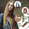 thumbnail image 2 of MY-LADY 20" 100g 40pcs Tape in 100% Real Remy Human Hair Extensions Seamless Full Head Skin Weft Highligh Hairpiece Straight #06 Light Brown, 2 of 8