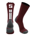 thumbnail image 2 of Maroon/White Player Id Crew Number Socks (#54, Medium), 2 of 2