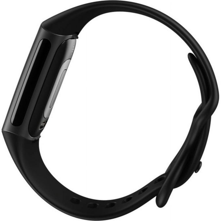 5 Stainless Charge Fitbit Black/Graphite Steel Tracker Fitness -