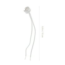 QUMONIN VILLCASE 20PCS MR16/GU5.3 Ceramic Lamp Socket with Wire