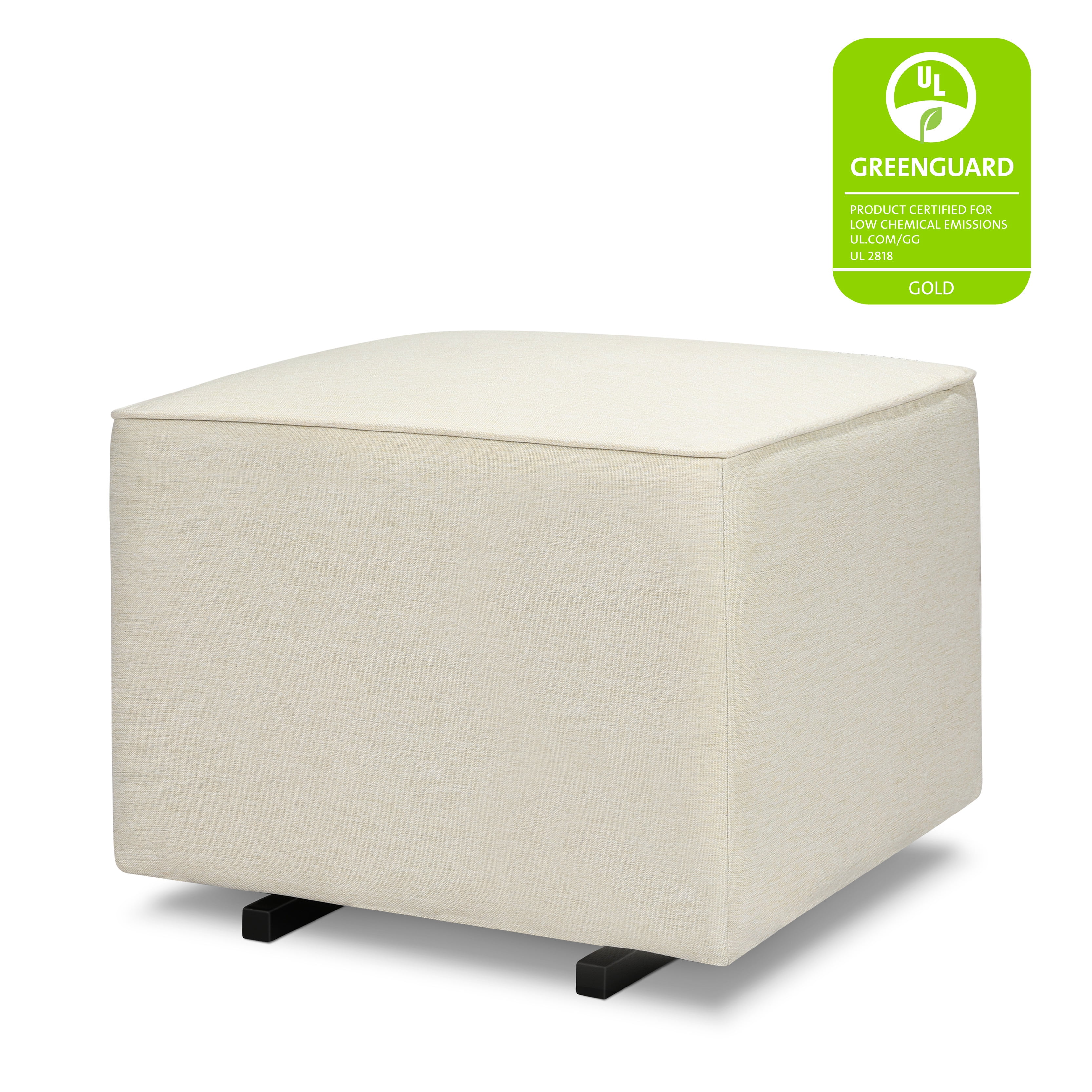Davinci Universal Gliding Ottoman, Vanilla