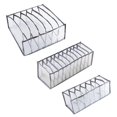 thumbnail image 1 of 3 uds. de ropa interior, organizador de cajones, armario plegable, divisores de ropa de nailon, compartimentos, caja de almacenamiento para sujetadores, calcetines, calzoncillos, bragas, corbatas o 11 Feliz Sencillez, 1 of 5