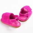 thumbnail image 5 of SYNPOS Baby Girl Sandal Tassels Summer Infant Toddler Slipper Shoes 0-18 Months, 5 of 6