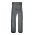 thumbnail image 4 of PIMSSY Men Casual Pants With Slant Pockets Comfortable Flat Front Trousers For Business Casual And Daily Wear Male Holiday Solid Color Slacks, 4 of 5