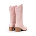 thumbnail image 2 of DREAM PAIRS Women's Mid Calf Boots Cowboy Cowgirl Embroidered Western Boots Square Toe Chunky Heel Wide Width, 2 of 6