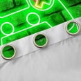 thumbnail image 4 of Homewish Neon Green Black Out Curtains,Game Console Curtains Pack of 2 (42x63 Each),Gamer Gaming Bedroom Curtains For Boys,Breathable Bedroom Decorative, 4 of 6