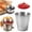 A, variant on Dreamyjuly 304 Stainless Steel Dipping Bowl with Handle, Small Sauce Pot for Ketchup Vinegar, Western Restaurant Cooking and Serving Dish, A 2Pcs