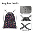 thumbnail image 4 of Sikiie Colorful Birds Drawstring Backpack Drawstring Bags, Draw String Back Bag for Sports, Gym, Travel, Swimming, Beach-Small, 4 of 6