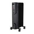 thumbnail image 2 of Techni Home Oil-Filled Radiator Space Heater with Remote Control, 7 Fins, Adjustable Thermostat, 3 Heat Settings (Low/Med/High), LED Display, Tip-Over & Overheat Protection, Portable Electric Heater f, 2 of 6