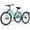 Cyan, variant on Lilypelle Adult Mountain Tricycle, 7 Speed 3 Wheel Bike, 24/26/27 Inch Adult Trikes w/ Front Suspension, All Terrain Tires, Large Rear Basket, Disc Brakes, Bottle Cage for Seniors, Women, Men